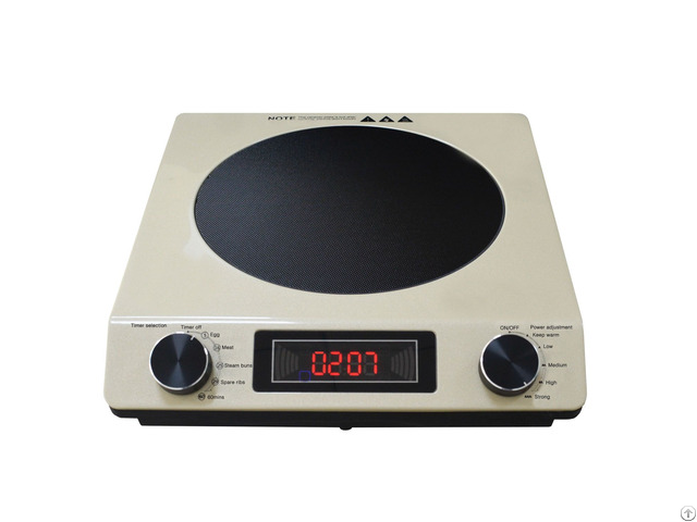 Golden Portable Stainless Steel Touch Button Induction Cooktop