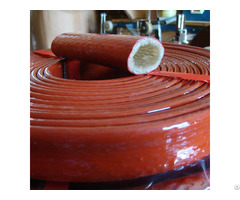 Silicone Fiberglass Braided Shiltek Hose And Cable Fire Resistance Sleevings