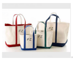 Promotional Cotton Canvas Fashion Beach Shopping Tote Bag