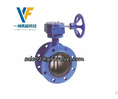 Gearbox Butterfly Valve Flange Connection
