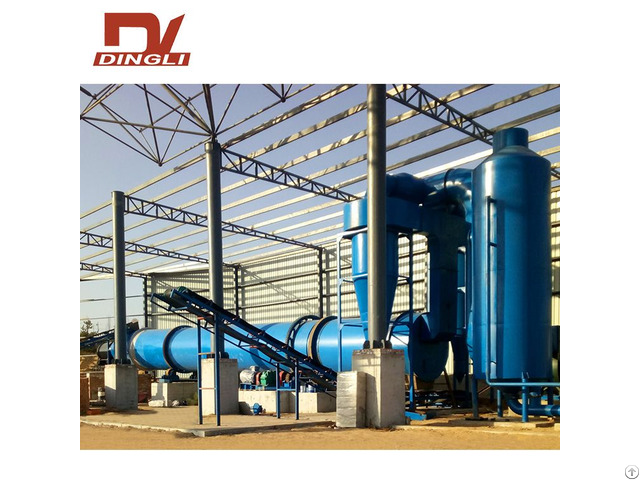 Industrial Mineral Slag Rotary Drum Dryer