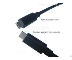 Usb3 1 Gen2 Type C Cable With Pvc Mold, Support 20v 5a