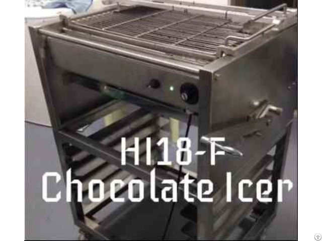 Hi18 F Automatic Chocolate Donuts Cake Coating Machine Yufeng