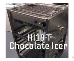 Hi18 F Automatic Chocolate Donuts Cake Coating Machine Yufeng