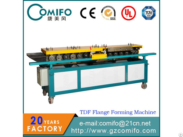 Tdf Flange Forming Machine Duct Making Machinery