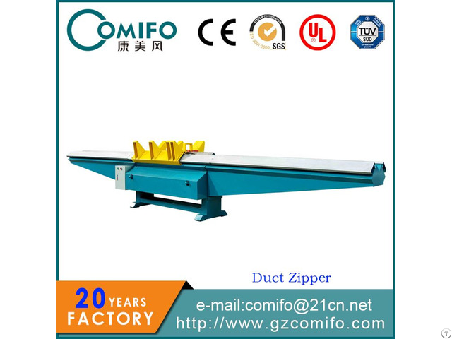 Duct Zipper Pipe Closing Machine