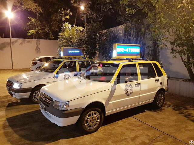 Taxi Top Media Display In Argentina