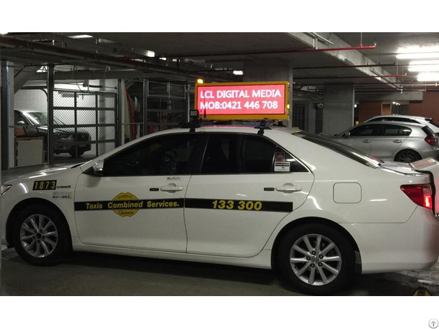 Taxi Top Led Billboard In Australia