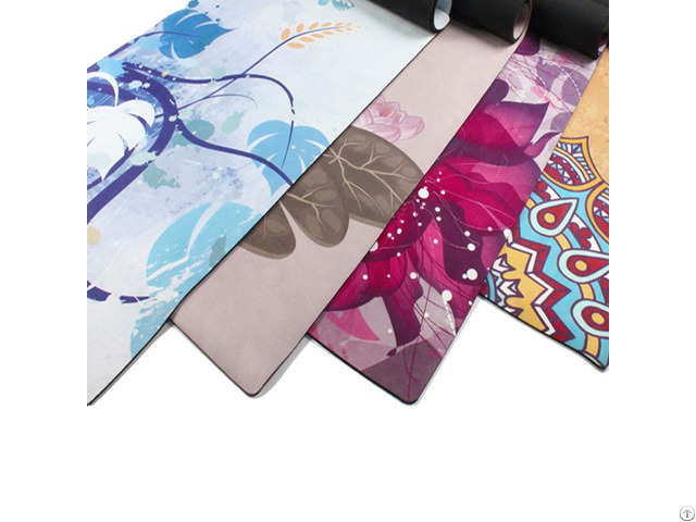 Suede And Rubber Yoga Mat Kmr03