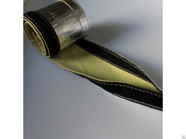 Aluminum Kevlar Aramid Sleeve With Velcro