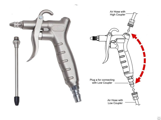 Three Pcs Deluxe Blow Gun Kit