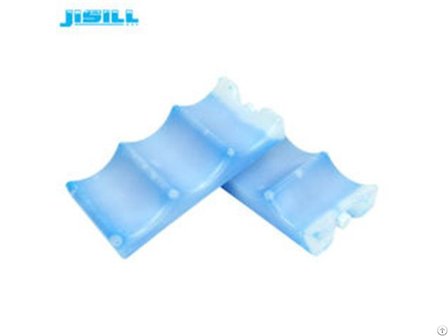 Hdpe Hard Shell Breast Milk Ice Pack Wave Shape 450ml High Density