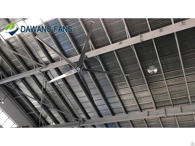 Aviation Aluminum 5pcs Blades Bldc Motor Hvls Ceiling Fans