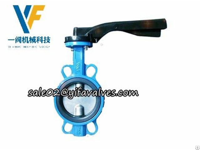 Double Stem Wafer Butterfly Valve