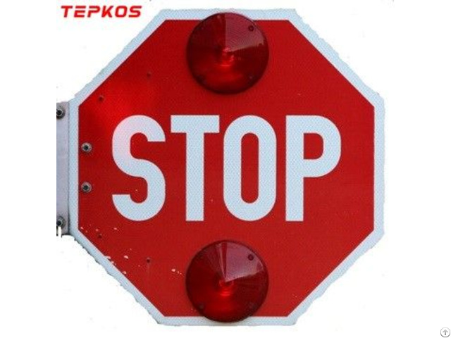 Tepkos Brand School Bus Stop Sign Board