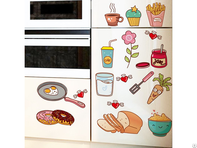 Fun Food Removable Fridge Sticker Life Planner