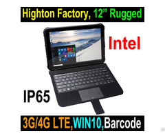 Hidon 12 Inch Windows 10 With Nfc Barcode Scanner Ip67 Waterproof Rugged Tablet