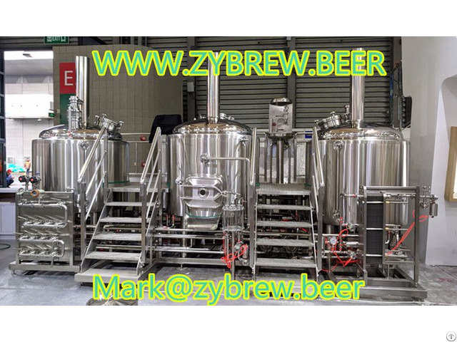 10bbl Three Vessel Brewhouse Steam Heated Brewery