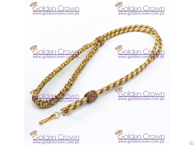 Military Uniform Shoulder Whistle Cord