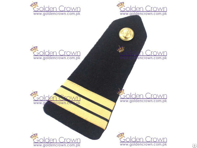 French Vintage Military Navy Epaulettes