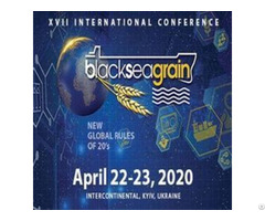 17th International Conference Black Sea Grain 2020 Inch
