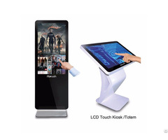 Interactive Touch Screen Display Floor Standing Kiosk 32 43 49 Inch 55