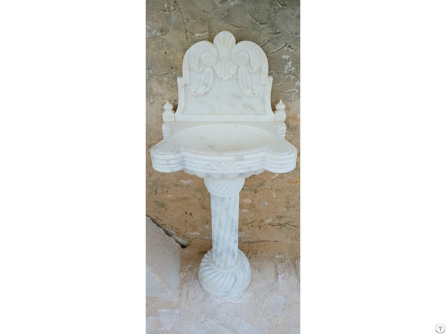 Marble Carved Wash Basin