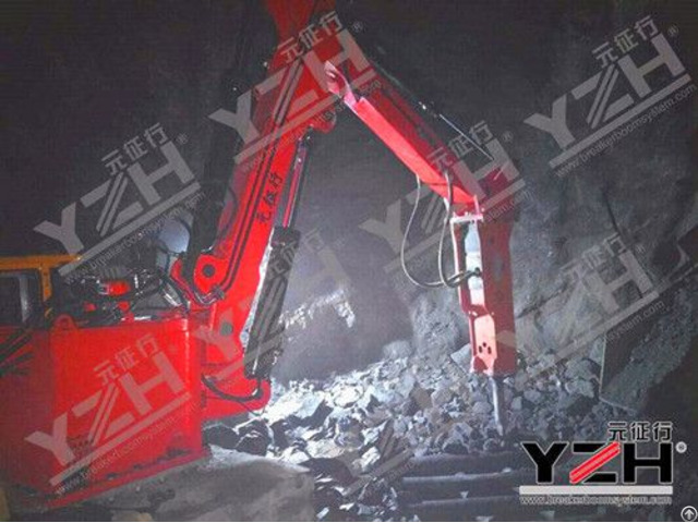 Pedestal Hydraulic Rockbreaking Booms System