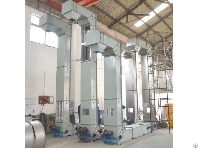 Continuous Z Type Hopper Bucket Elevator Lifting Equipment