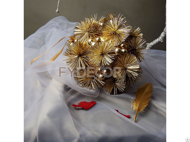 Gold Ball Decorations For Celedration And Party Decor