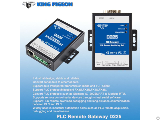 Plc Gateway Remote Monitoring Unit D225