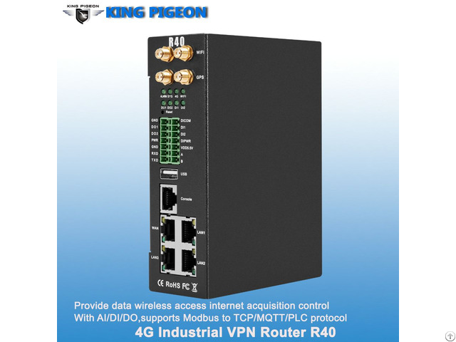 R40 4g Router Applied To Oil Pipelines Wireless Solution