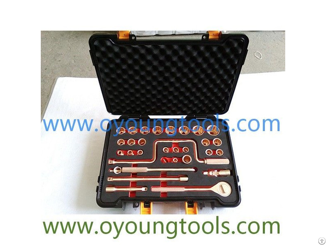 Non Sparking Tools Socket Set 1 2 Inch 32 Pcs