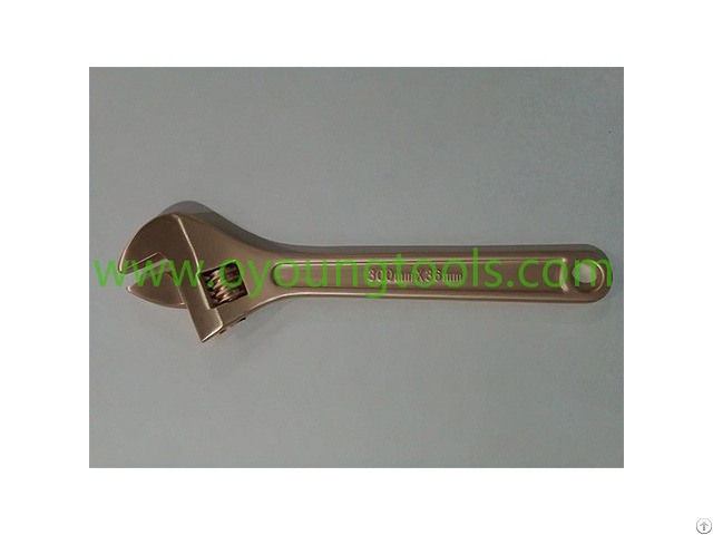 Non Sparking Adjustable Wrench 300mm Ouyang Tools