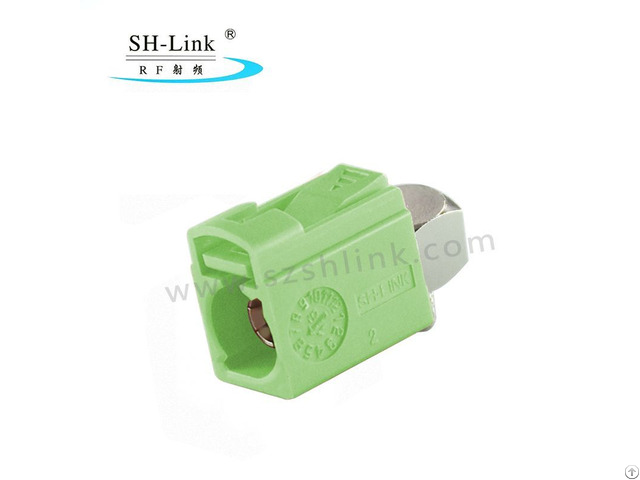 Fakra N Female Right Angle Crimp Solder Connector