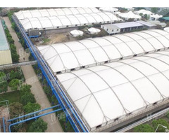 Chemical Sewage Pool Canopy Membrane Structure Project