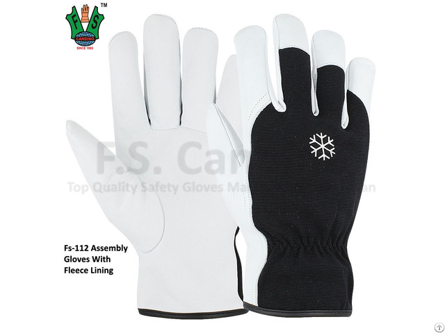 Men S Assembly Gloves With Fleece Lining