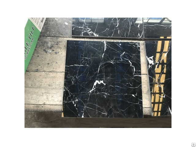 Nero Black Marquina Marble Tile