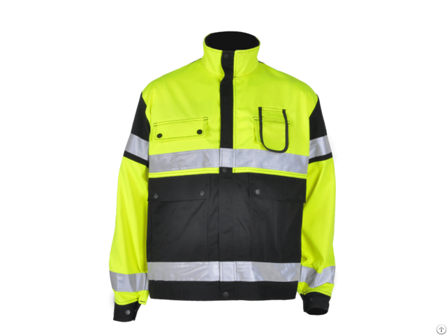 88 Percent Cotton 12 Percent Nylon Fr Work Safety Reflective Jacket