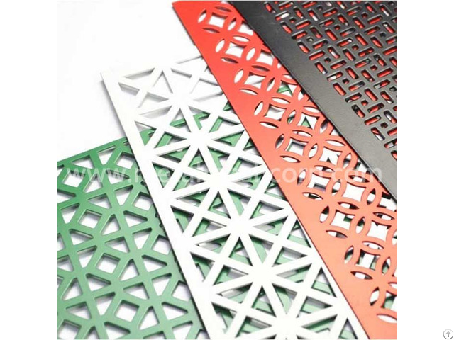 Round Hole Aluminum Perforated Mesh