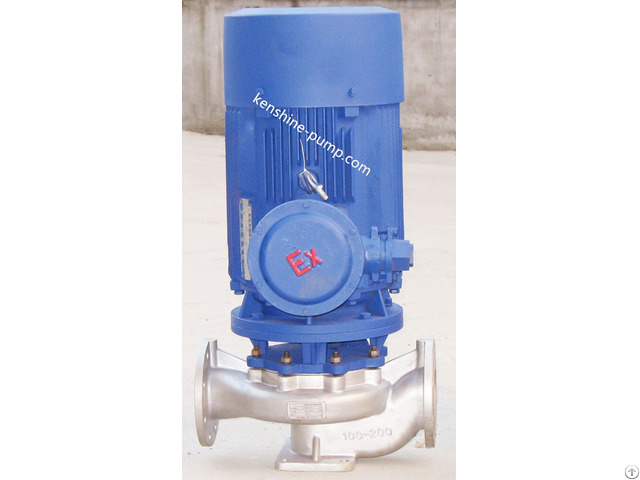 Ihg Vertical Stainless Steel Pipeline Chemical Pump