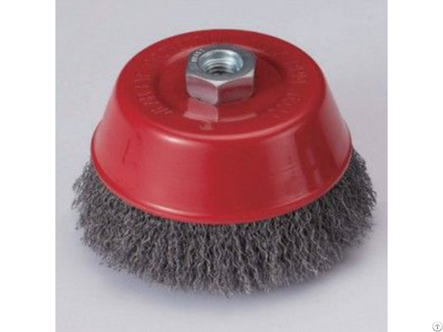Binic Abrasive Crimped Wire Cup Brush