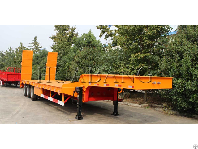 China Made Low Bed Lowboy Trailer For Sale