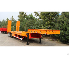 China Made Low Bed Lowboy Trailer For Sale