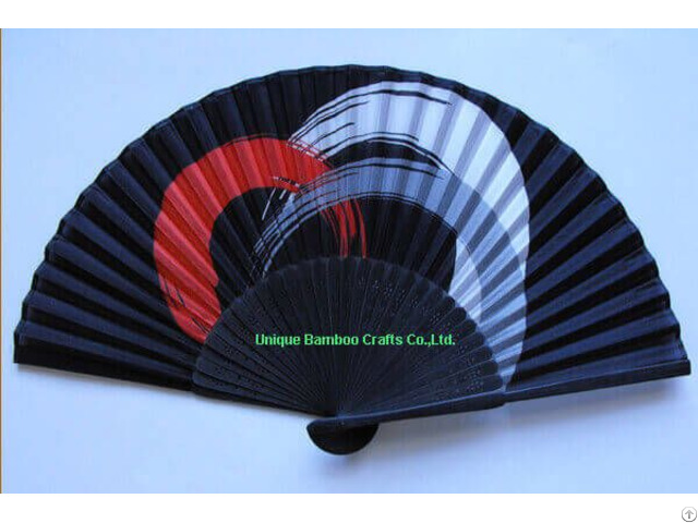 Portable Folding Chinese Bamboo Fan For Souvenir