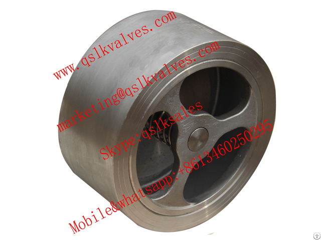 Wafer Type Stainless Steel Lift Check Valve