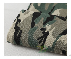 Canvas Camouflage Printed Fabric