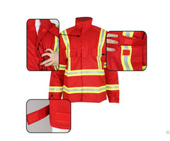 Anti Fire Jacket For Men With Reflective Strip