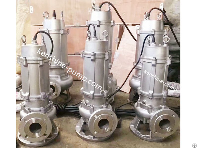 Wqp Stainless Steel Immersible Wastewater Pump