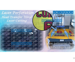 Unikonex Laser Perforation And Heat Transfer Vinyl Cutting